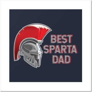 Best Sparta Dad Warrior Posters and Art